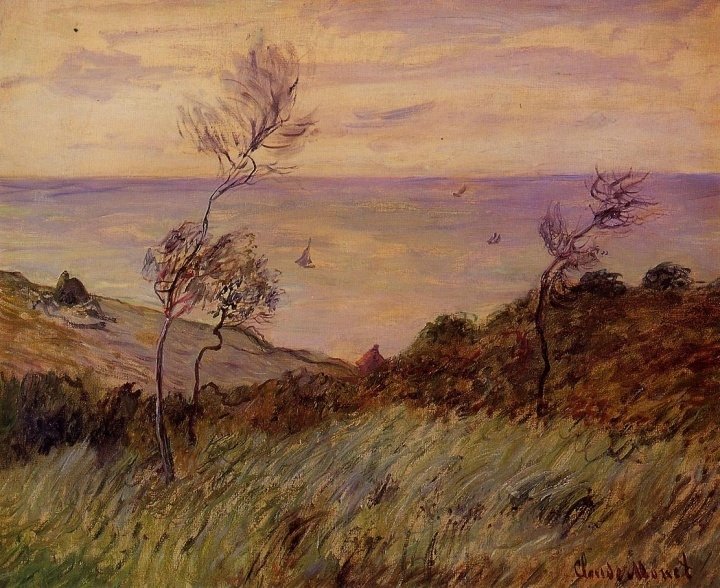 莫奈油画