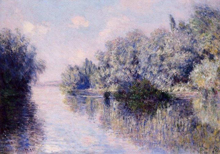 莫奈油画