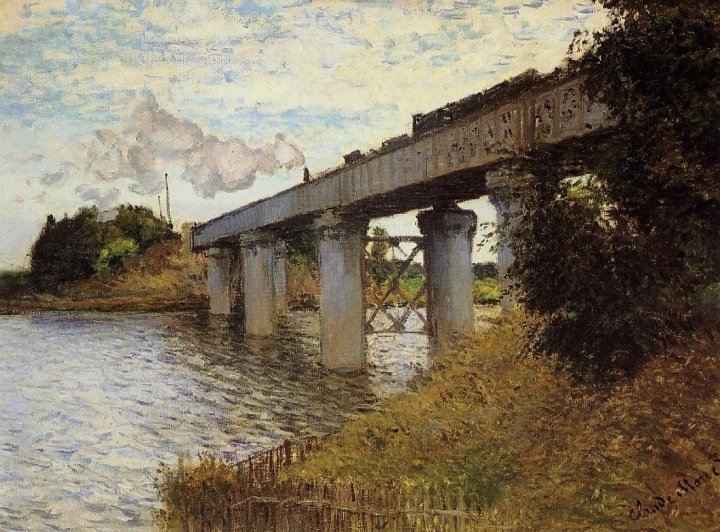 莫奈油画
