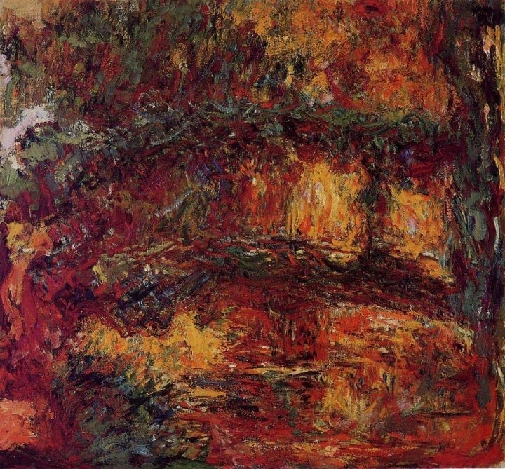 莫奈油画