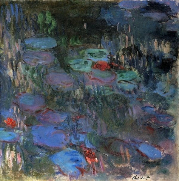 莫奈油画