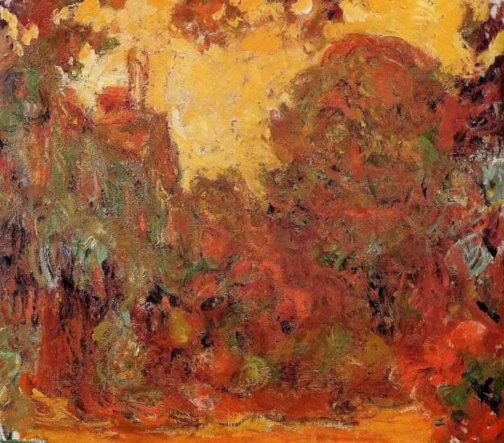 莫奈油画