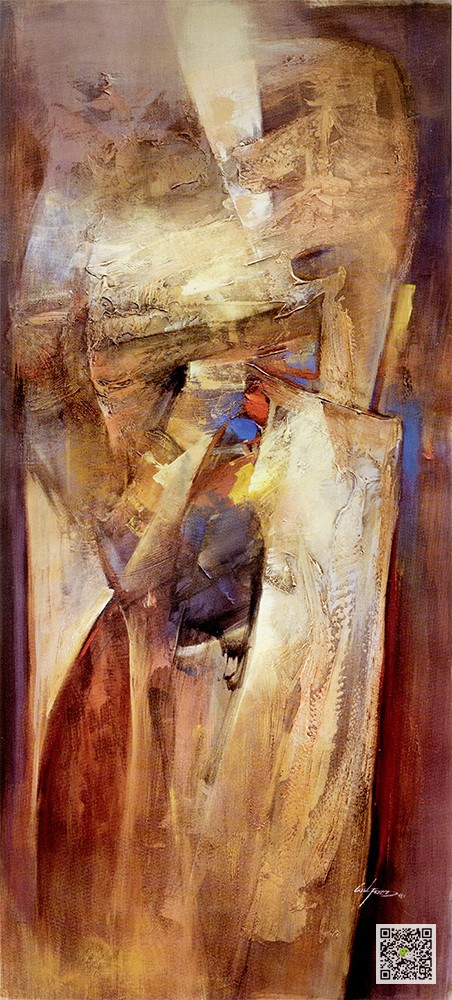 抽象油画 