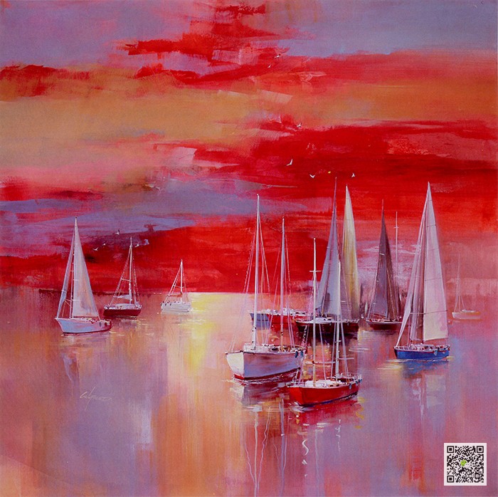 抽象油画 