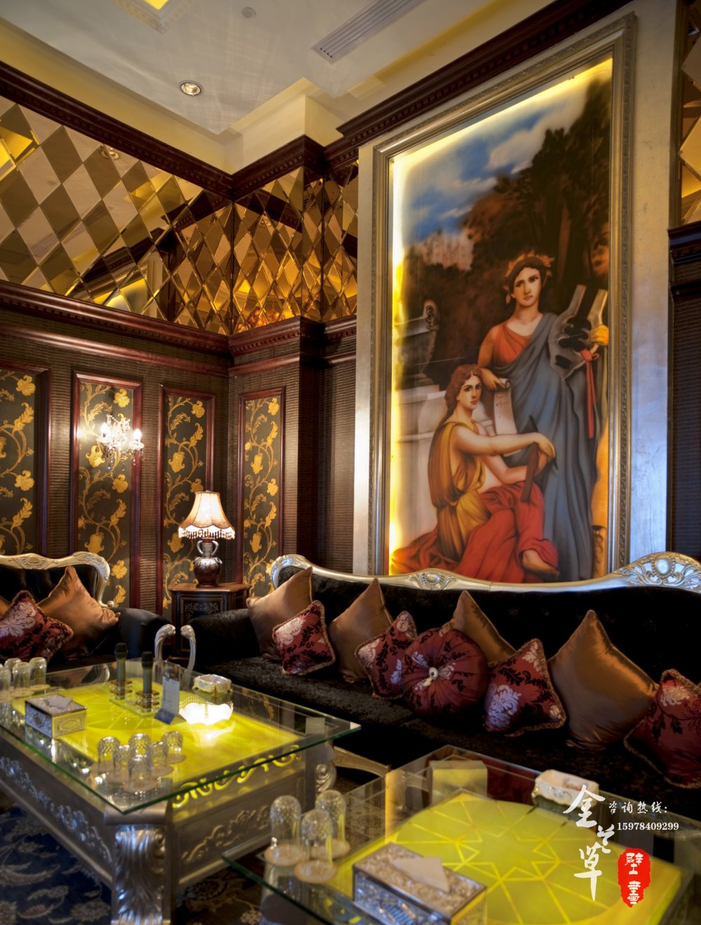 衡水酒店油画壁画_酒店包房油画定制