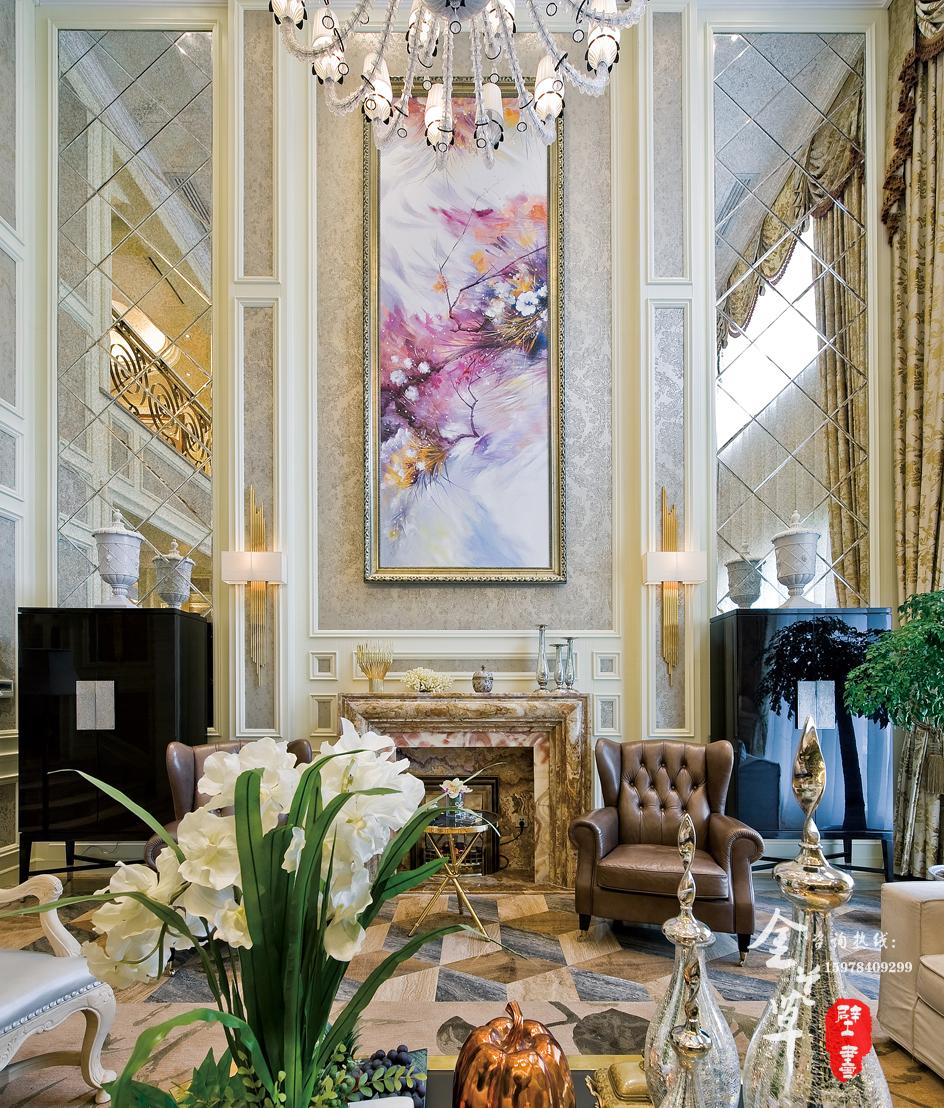 郑州别墅装饰画_别墅客厅装饰画