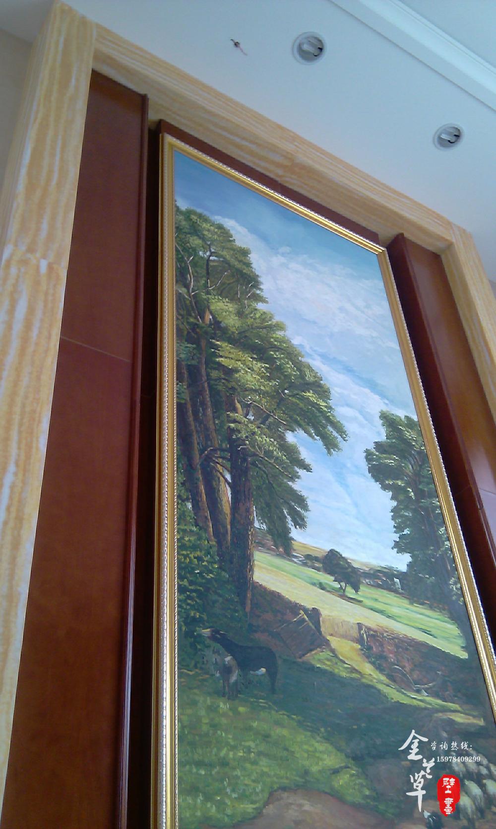 龙湖别墅油画_龙湖别墅油画装饰定制